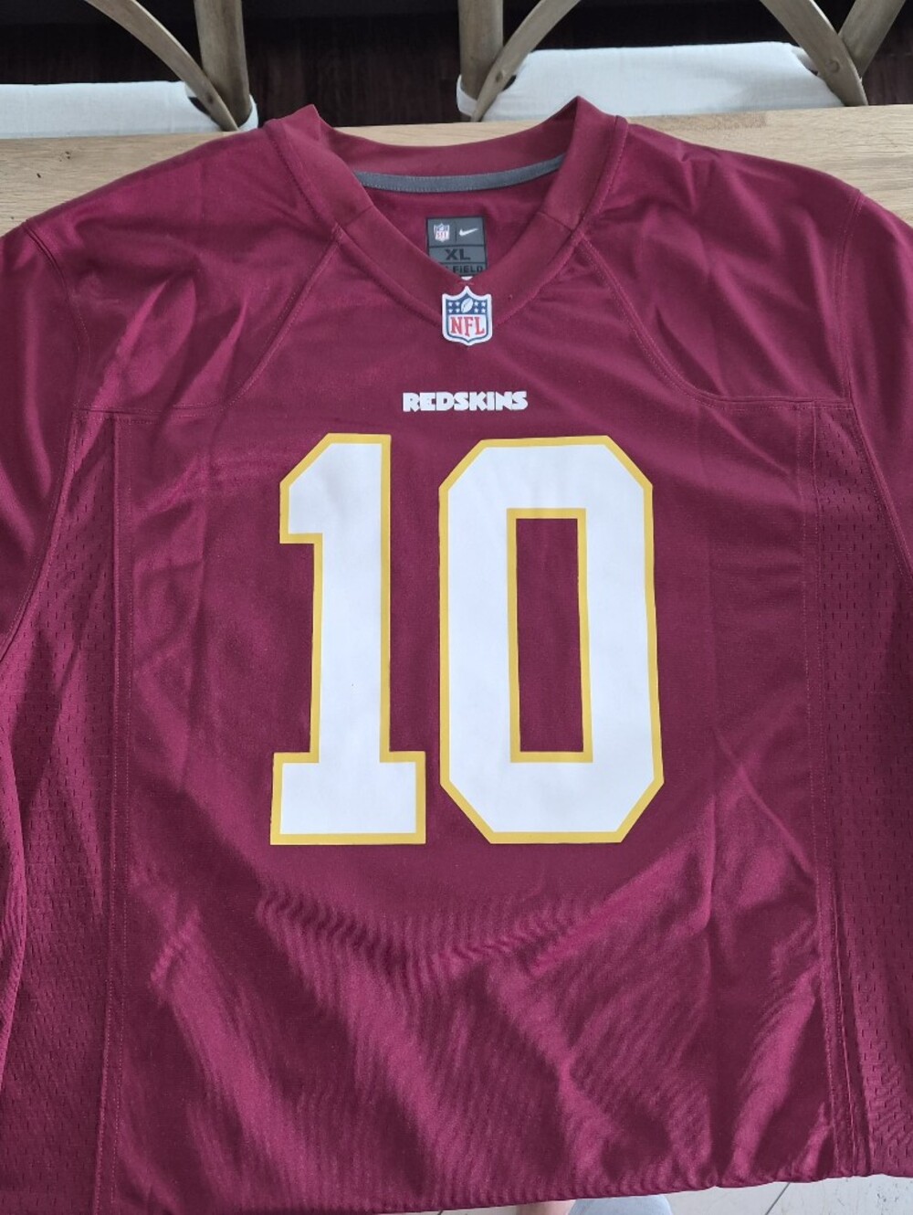 Robert Griffin III Authentic Redskins Jersey #10 XL NWOT